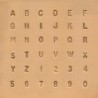 Jeux de lettre et de chiffre 6mm