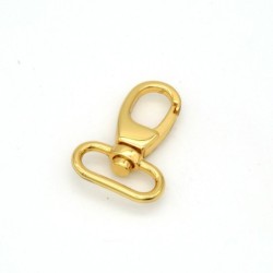 Mousqueton Élégance Arrondi bélière 20 mm