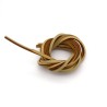 Lacet Bateaux Cuir Carré 3x3mm longueur 120cm Beige
