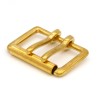 Boucle a rouleau, Double Ardillon. 40 mm Laiton  013