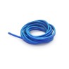 Lacet Bateaux Cuir Carré 3x3mm longueur 120cm Bleu