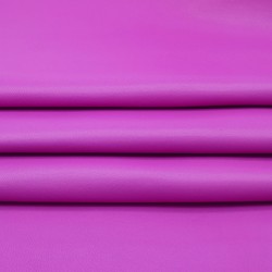 Peau d'agneau. Cuir lisse. Teinte Rose orchidée