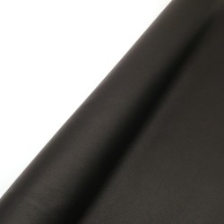 Vachette. Cuir souple lisse et satiné. Noir